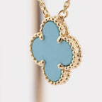 TimiCLOVER 15MM VINTAGE TURQUOISE NECKLACE