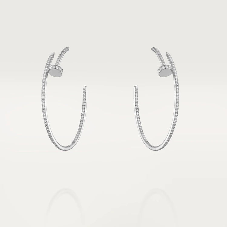 TimiJUSTE EARRINGS FULL DIAMONDS 1.8MM