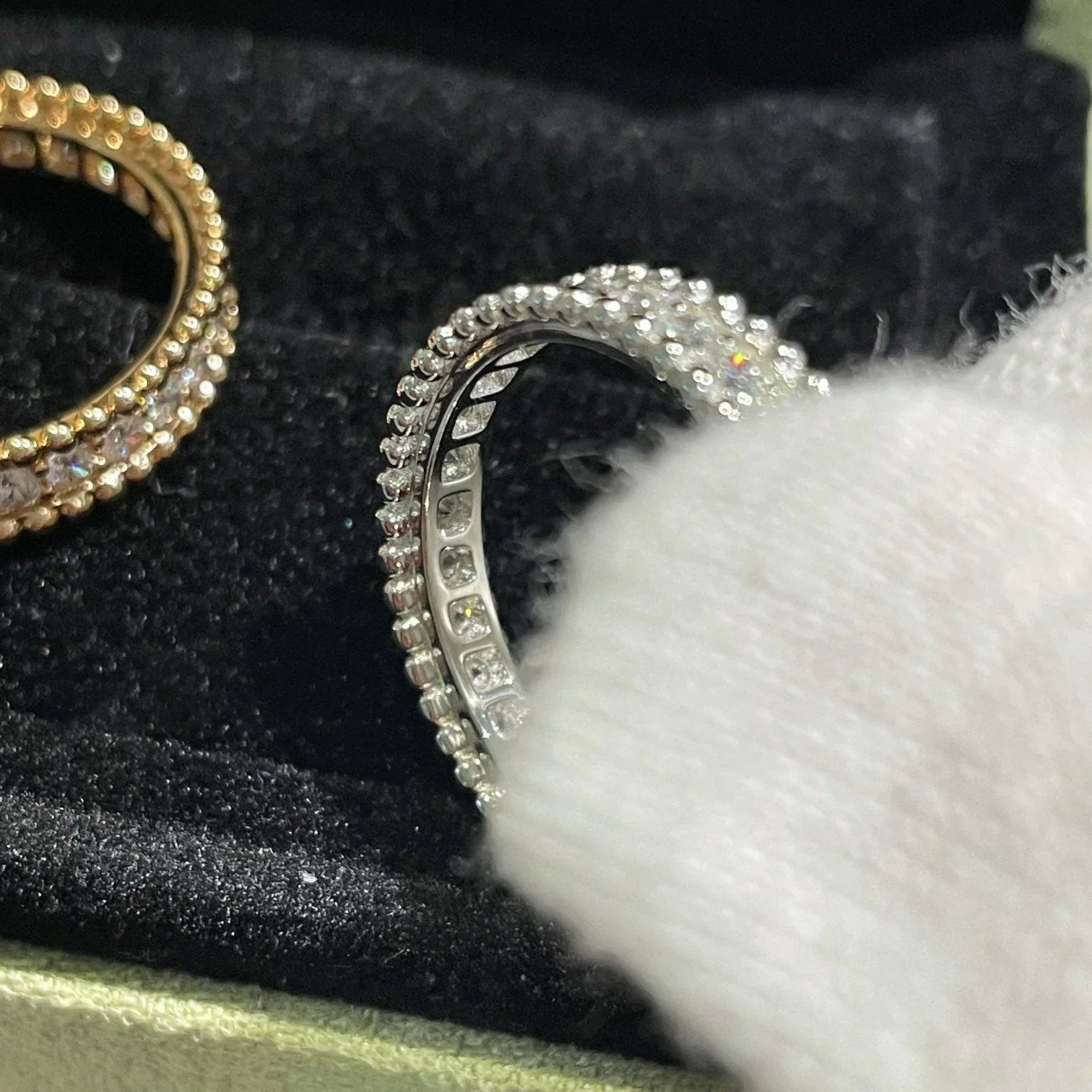 TimiPERLEE DIAMOND ROSE GOLD RING