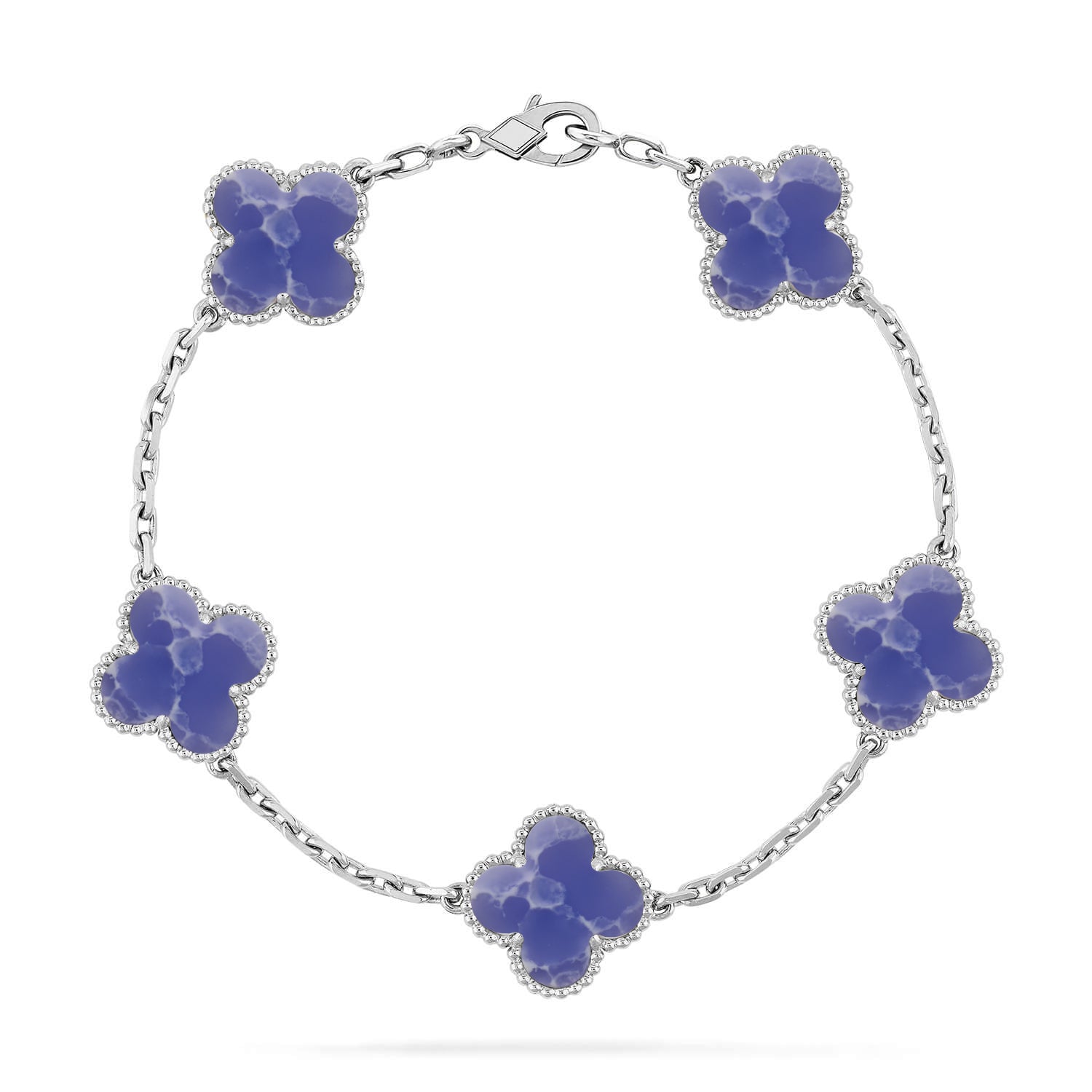 [Timi]New CLOVER 5 MOTIF BLUE VEINS BRACELET COLLECTION
