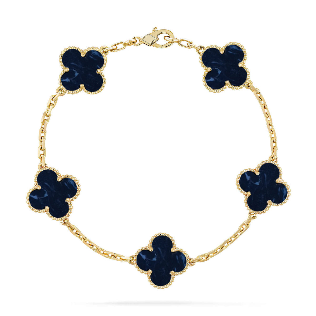 [Timi]New CLOVER 5 MOTIF PIETERSITE BRACELET COLLECTION
