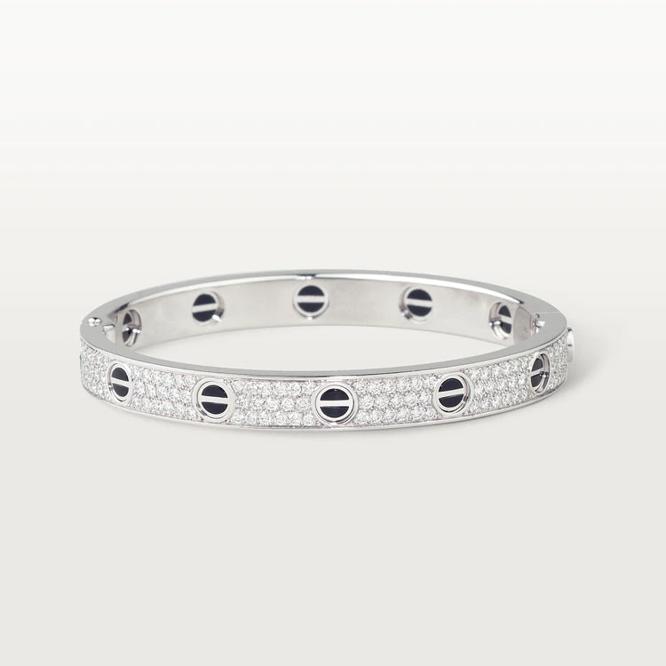 TimiLOVE BRACELET 6.1MM DIAMOND-PAVED CERAMIC