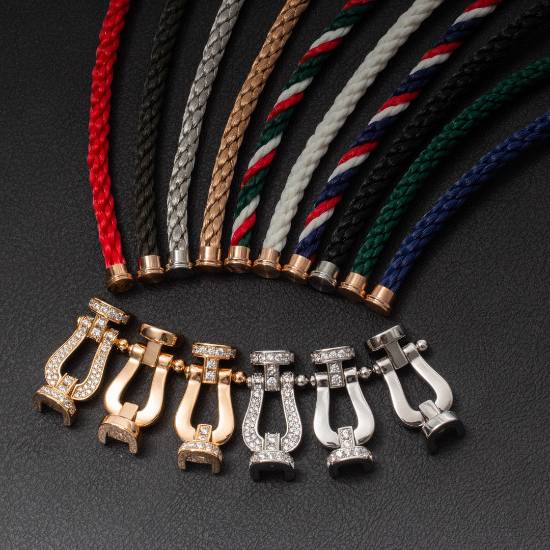 TimiFORCE LARGE HORSESHOE NO DIAMOND BRACELET SILVER