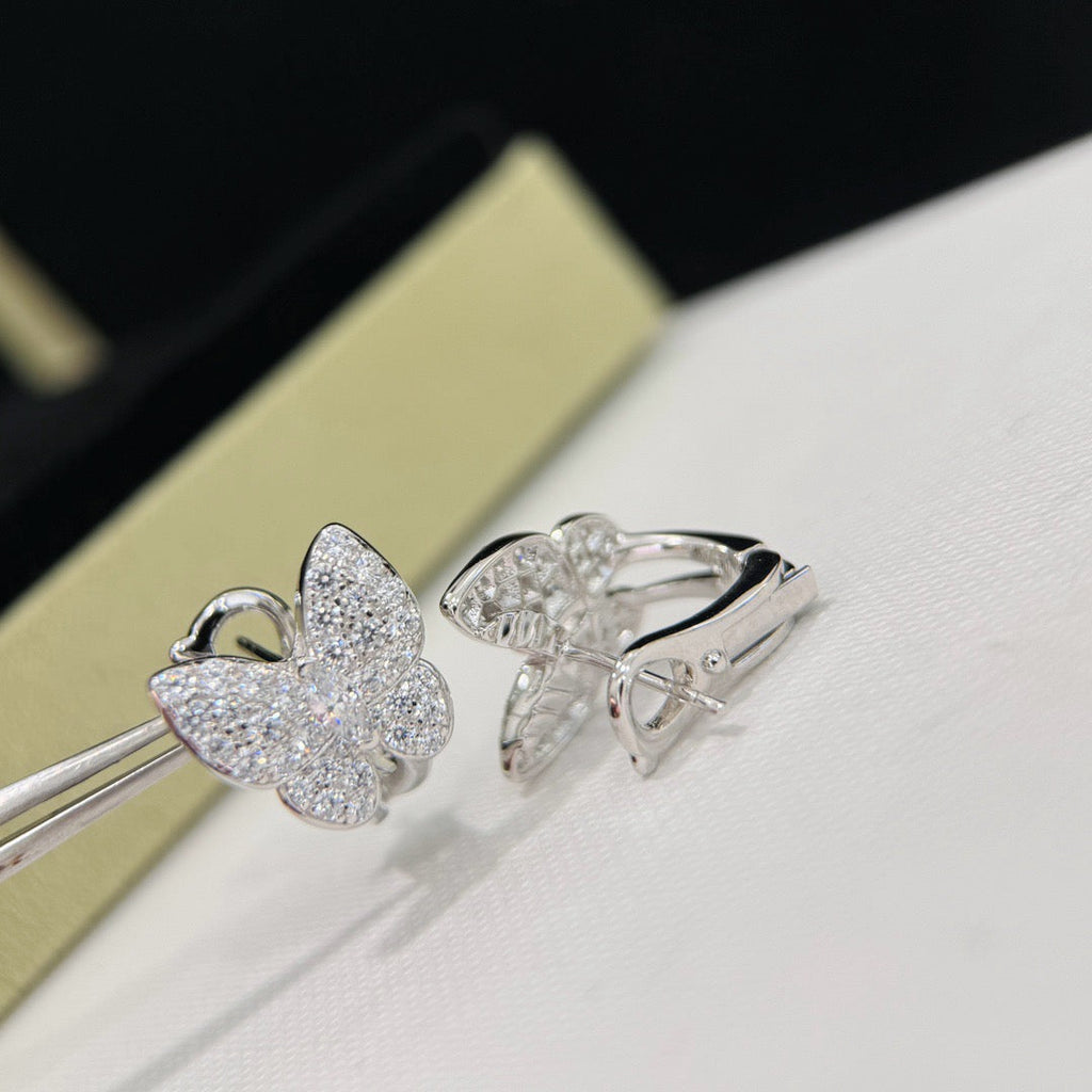 TimiBUTTERFLY ALL DIAMOND EARRINGS