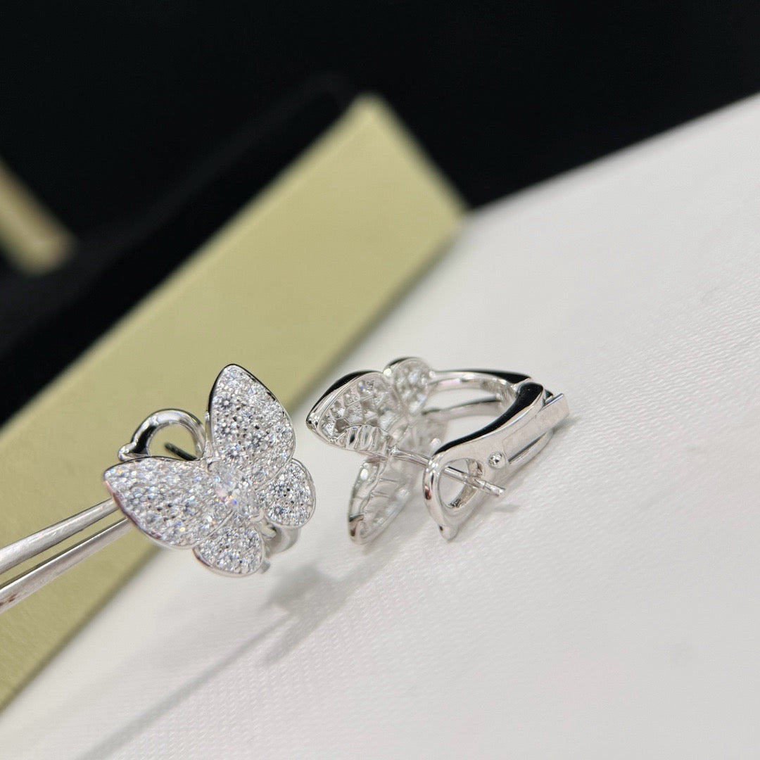 TimiBUTTERFLY ALL DIAMOND EARRINGS
