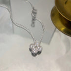 TimiCLOVER 15MM DIAMOND SINGLE FLOWER NECKLACE