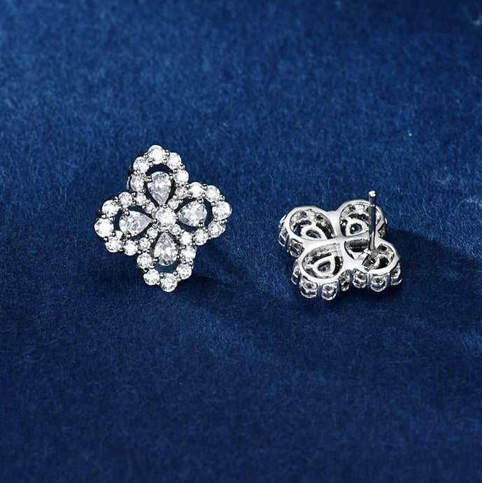 TimiLOOP EARRINGS FULL MOTIF DIAMOND 16MM