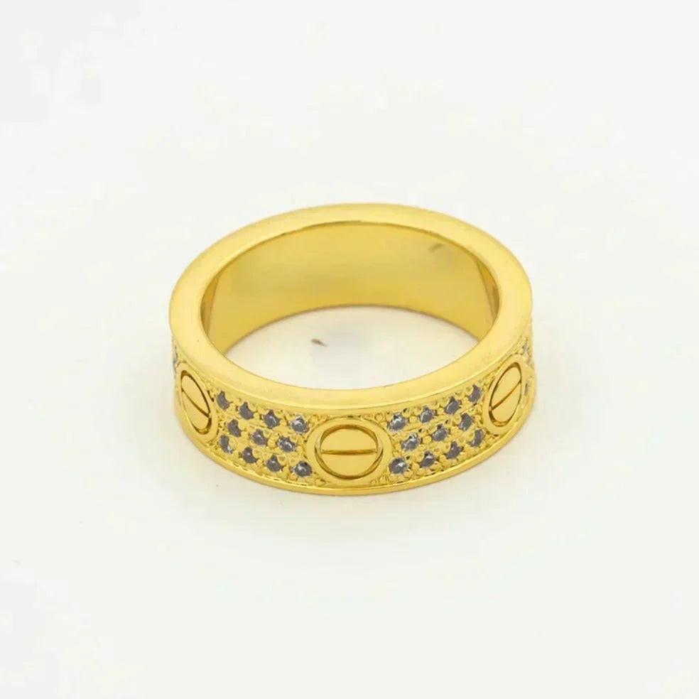 TimiLOVE RING 5.5MM DIAMONDS PAVED