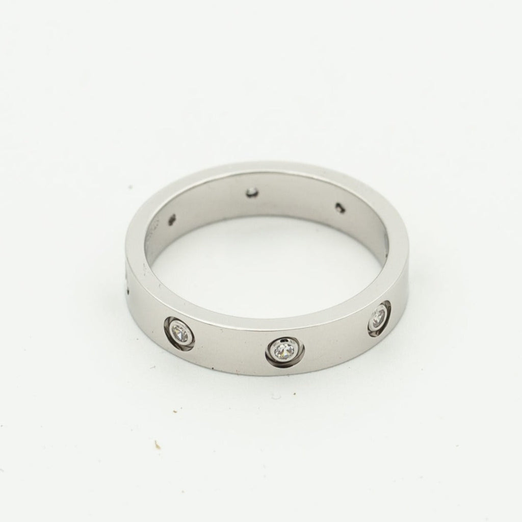 TimiLOVE RING 3.6MM 8 DIAMONDS