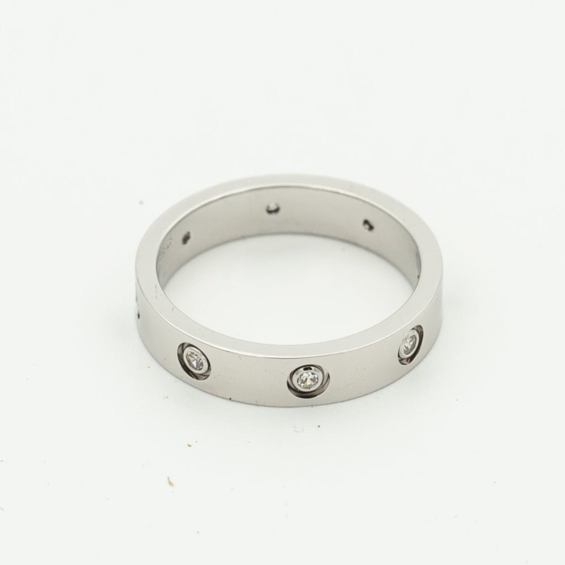 TimiLOVE RING 3.6MM 8 DIAMONDS