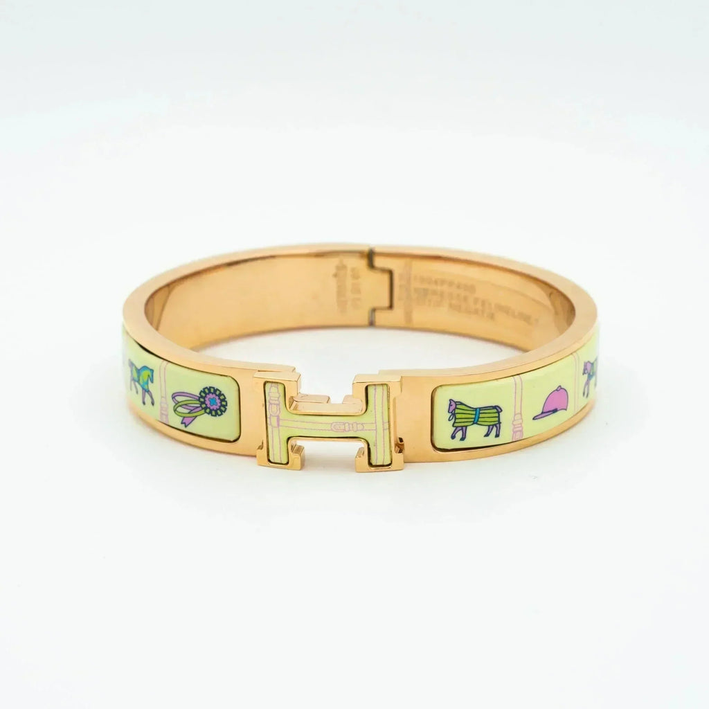 TimiH PINK GOLD BRACELET CREAM CERAMIC