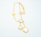 TimiCLOVER MOTHER OF PEARL NECKLACE 6 MOTIF