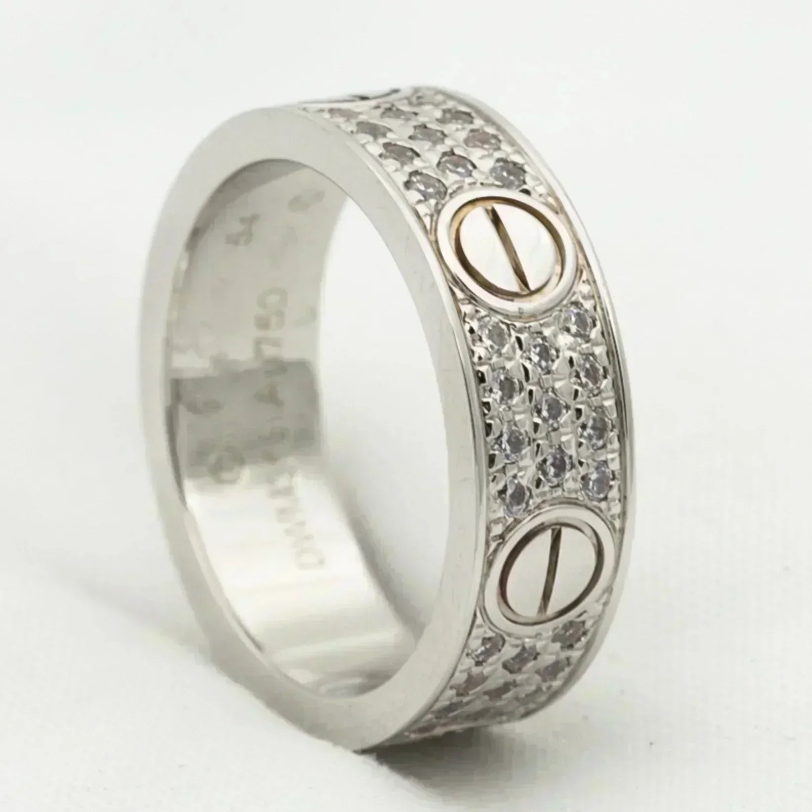 TimiLOVE RING 5.5MM DIAMONDS PAVED