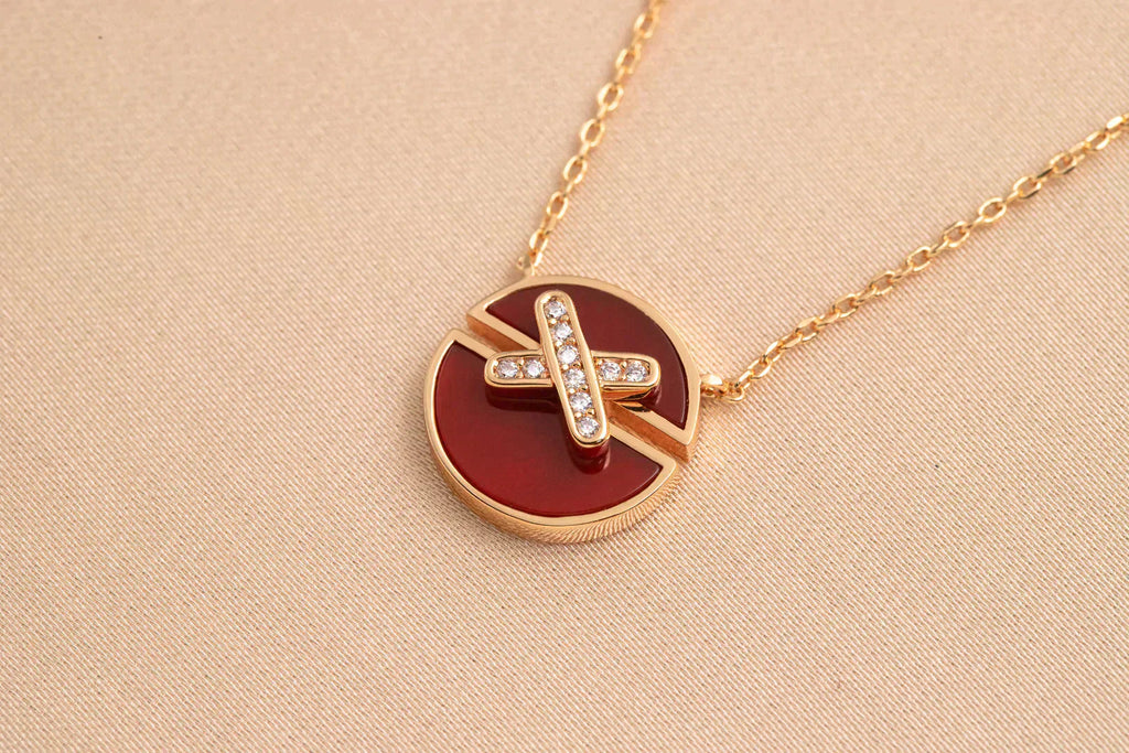 TimiJEUX DE ROSE GOLD DIAMOND NECKLACE