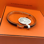 TimiCLASSIC HM CLIC BLACK 8MM ENAMEL BRACELET