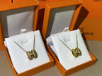 TimiHM CLIC YELLOW ENAMEL GOLD NECKLACE