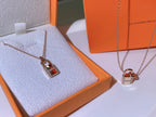 TimiHM ADVANCED NICHE LOCK HEAD NECKLACE DIAMONDS