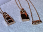 TimiHM ADVANCED NICHE LOCK HEAD NECKLACE DIAMONDS