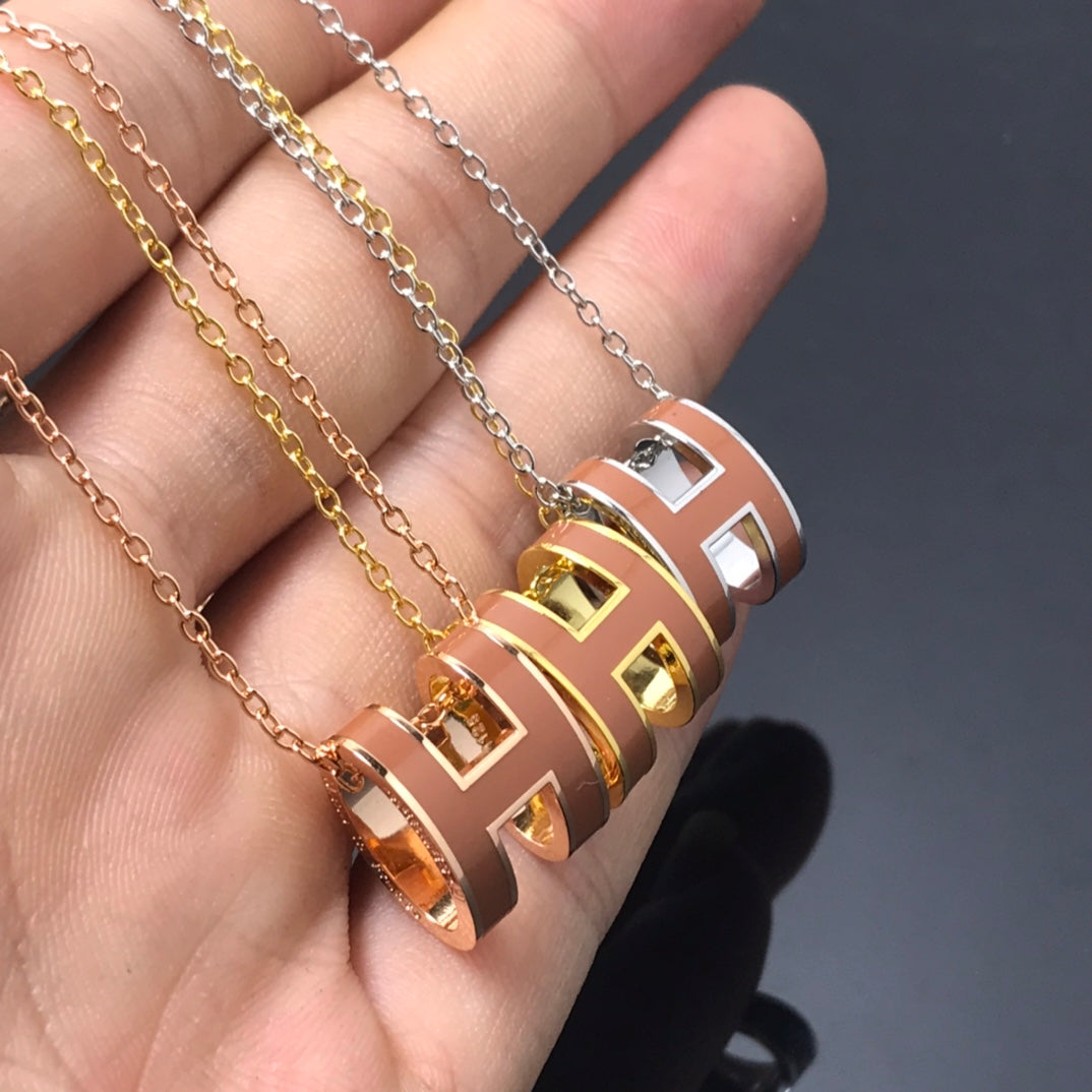 TimiH NECKLACE BROWN