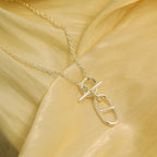 TimiHM CHAINE D'ANCRE PENDANT NECKLACE STERLING SILVER