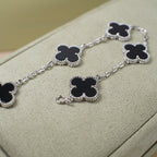 [Timi]New  CLOVER 5 MOTIF ONYXS BRACELET COLLECTION