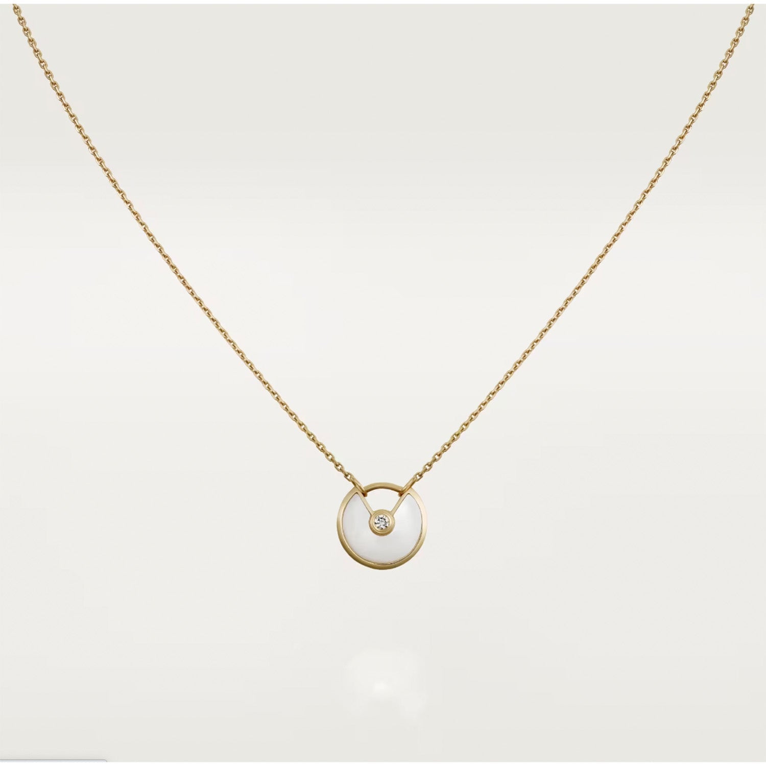 TimiAMULETTE ROSE GOLD MOP NECKLACE