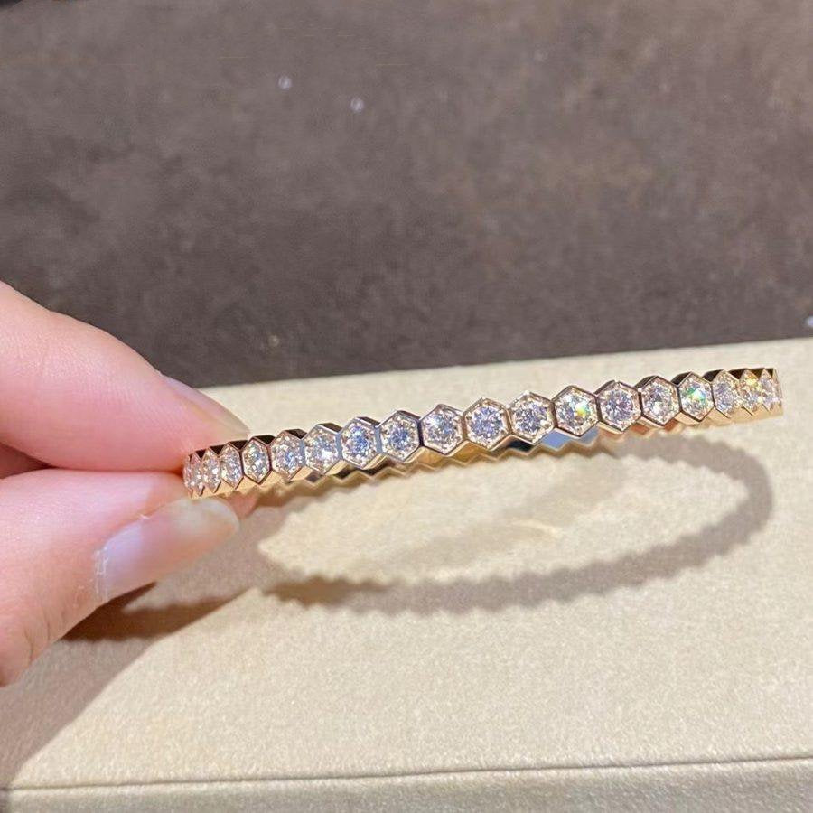 TimiBEE LOVE GOLD BRACELET FULL DIAMOND