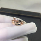 TimiBEE LOVE RING PINK GOLD DIAMOND