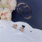 TimiJEUX DE PINK GOLD DIAMOND EARRINGS