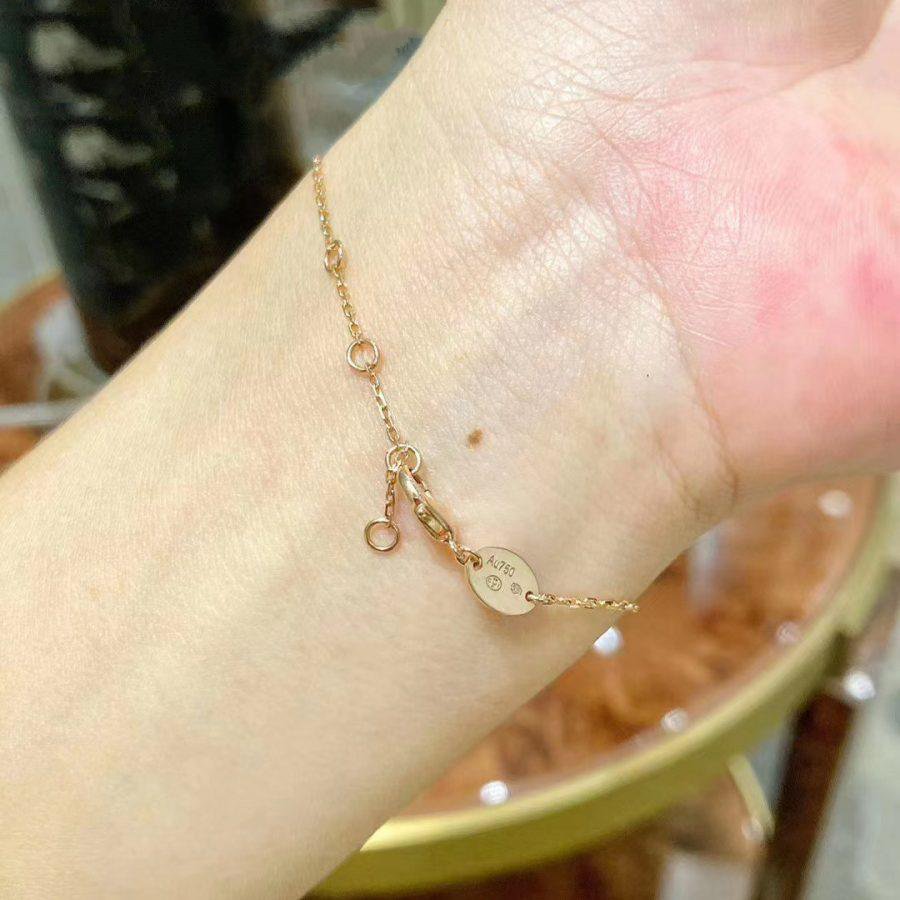 TimiJEUX DE BRACELET MOP PINK GOLD DIAMONDS