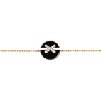 TimiJEUX DE BRACELET ONYX PINK GOLD DIAMOND