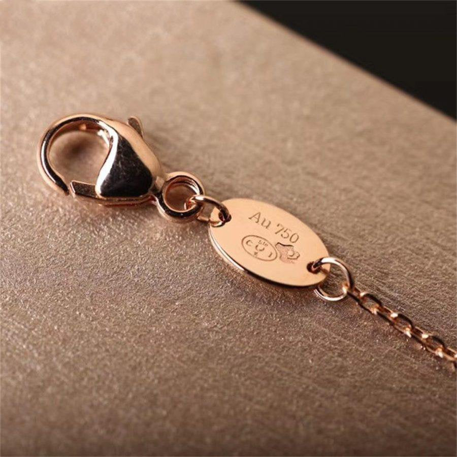 TimiHollow Design Four-Leaf Clover Flower Shape Ring