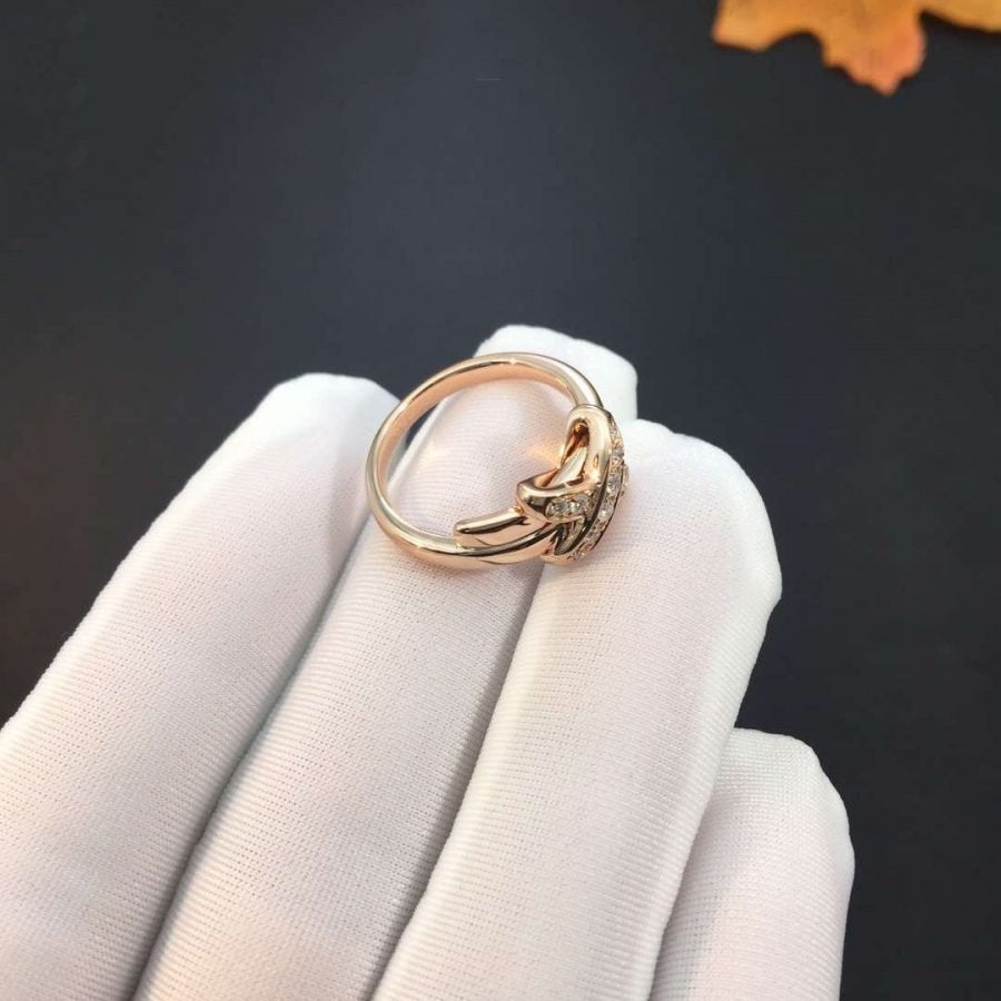 TimiJEUX DE PINK GOLD DIAMOND RING