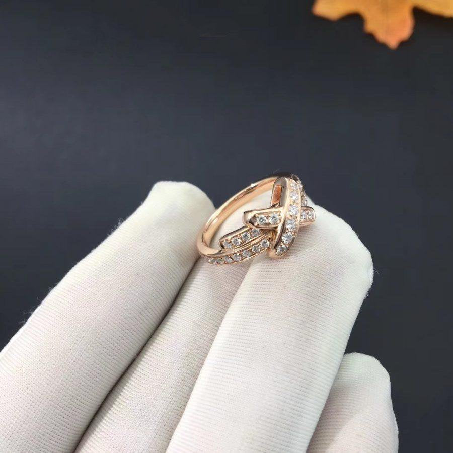TimiJEUX DE RING PINK GOLD DIAMOND
