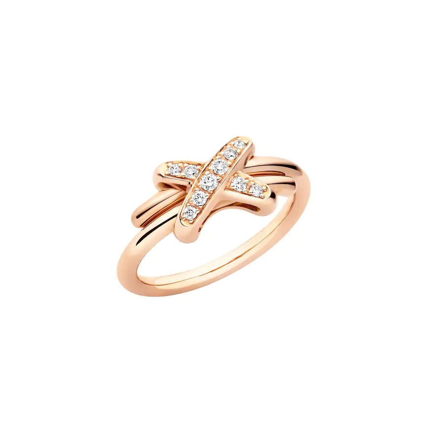 TimiJEUX DE PINK GOLD DIAMOND RING