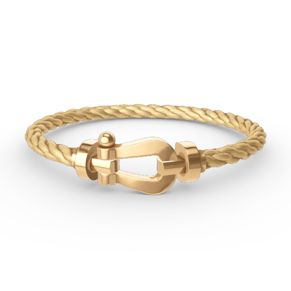 TimiFORCE LARGE HORSESHOE NO DIAMOND BRACELET GOLD