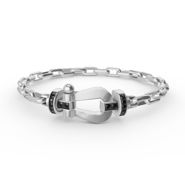 TimiFORCE LARGE HORSESHOE CLASP  METAL BRACELET