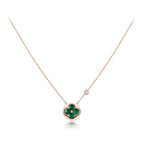 TimiSUN PEDANT PINK GOLD 1 DIAMOND NECKLACE