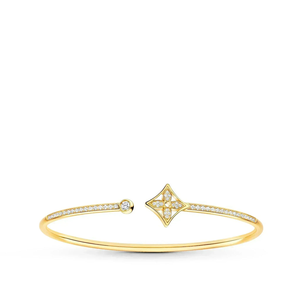 TimiIDYLLE GOLD OPEN BRACELET DIAMOND PAVED