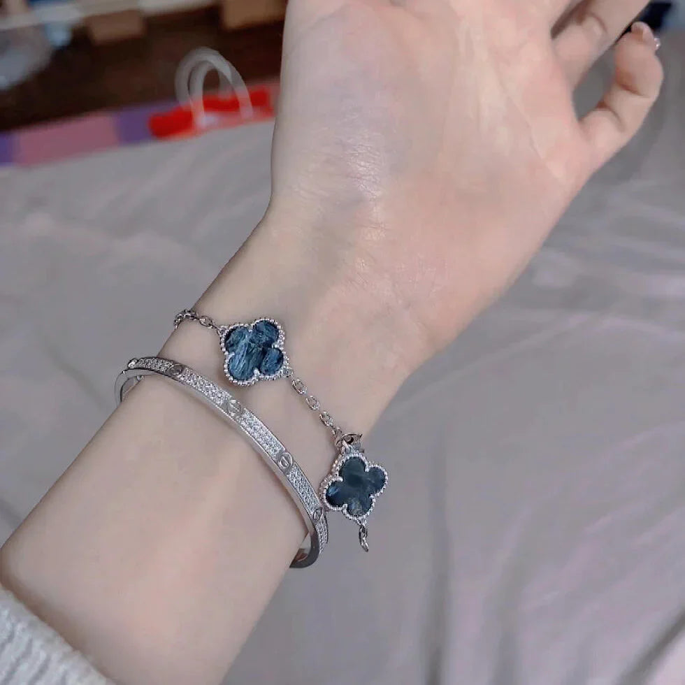 [Timi]New CLOVER 5 MOTIF PIETERSITE BRACELET COLLECTION