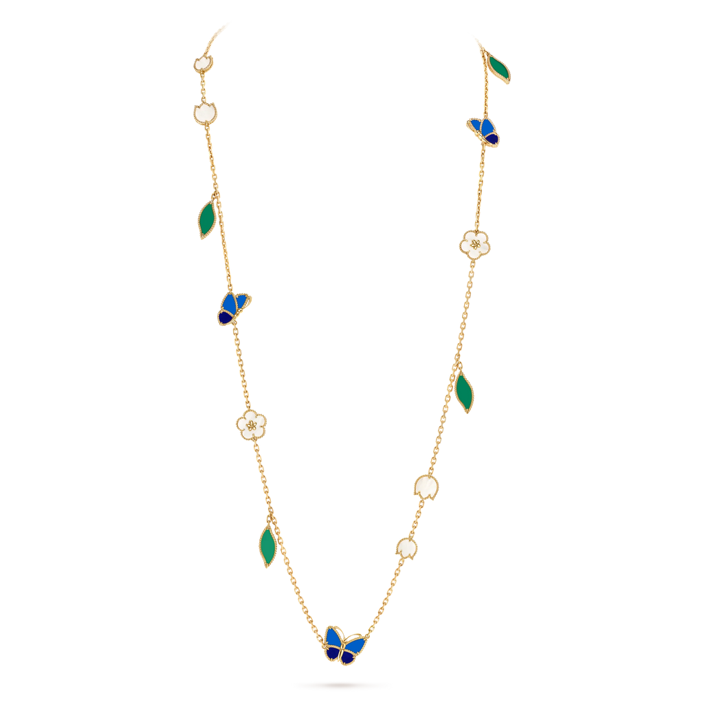 [Timi ] 26 NEW CLOVER 15 MOTIFS LUCKY NECKLACE