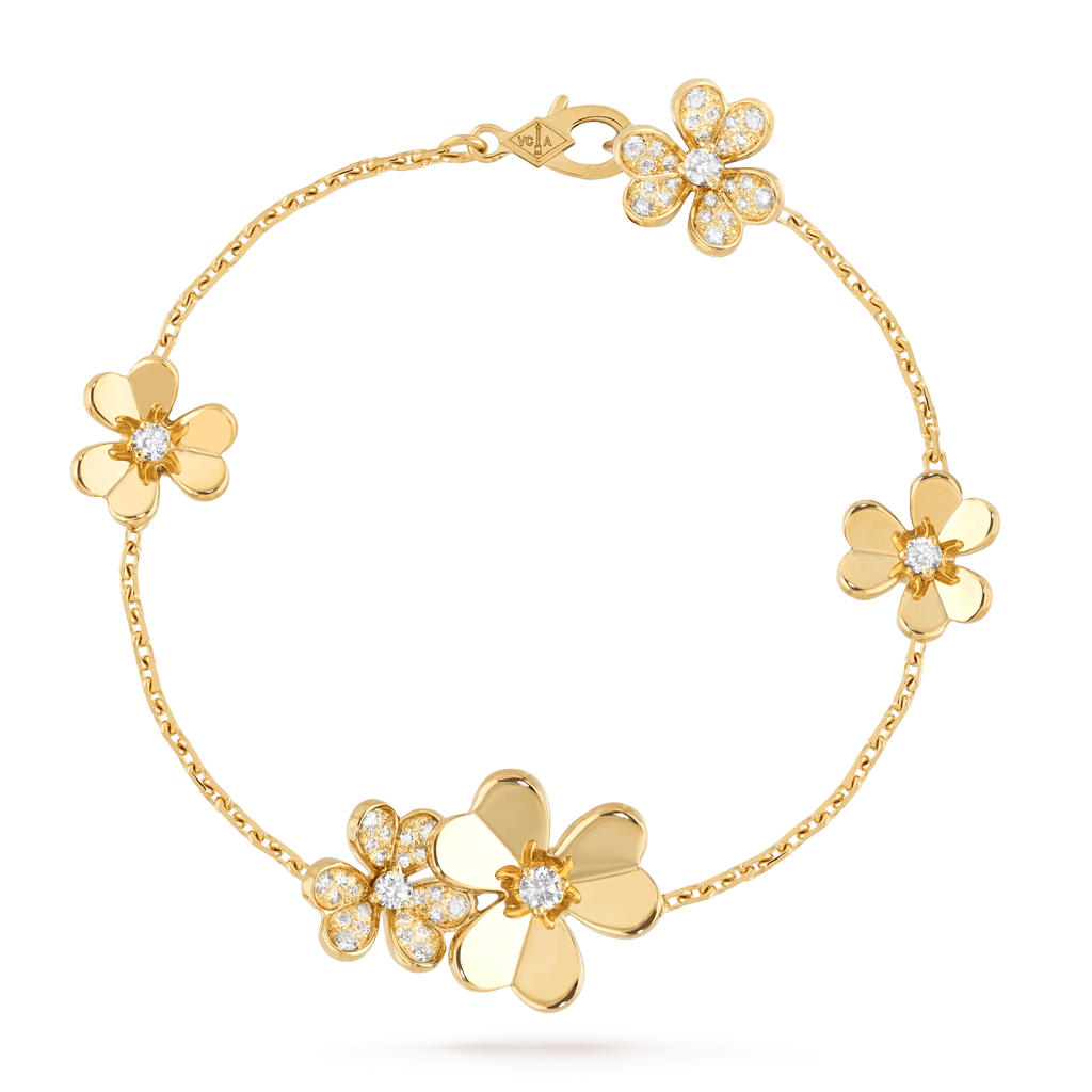 ¡®Timi¡¯FRIVOLE GOLD 5 FLOWERS BRACELET