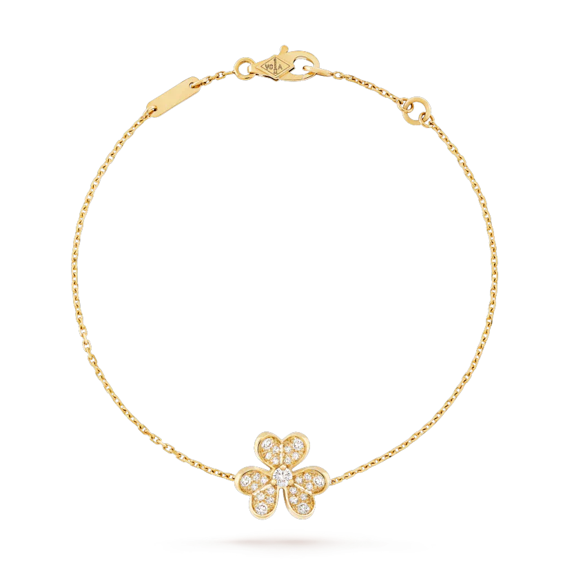 ¡®Timi¡¯FRIVOLE GOLD FLOWER DIAMOND BRACELET