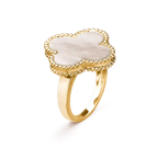 TimiCLOVER WHITE MOP RING
