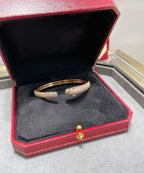 TimiPANTHERE FULL DIAMOND OPEN BRACELET