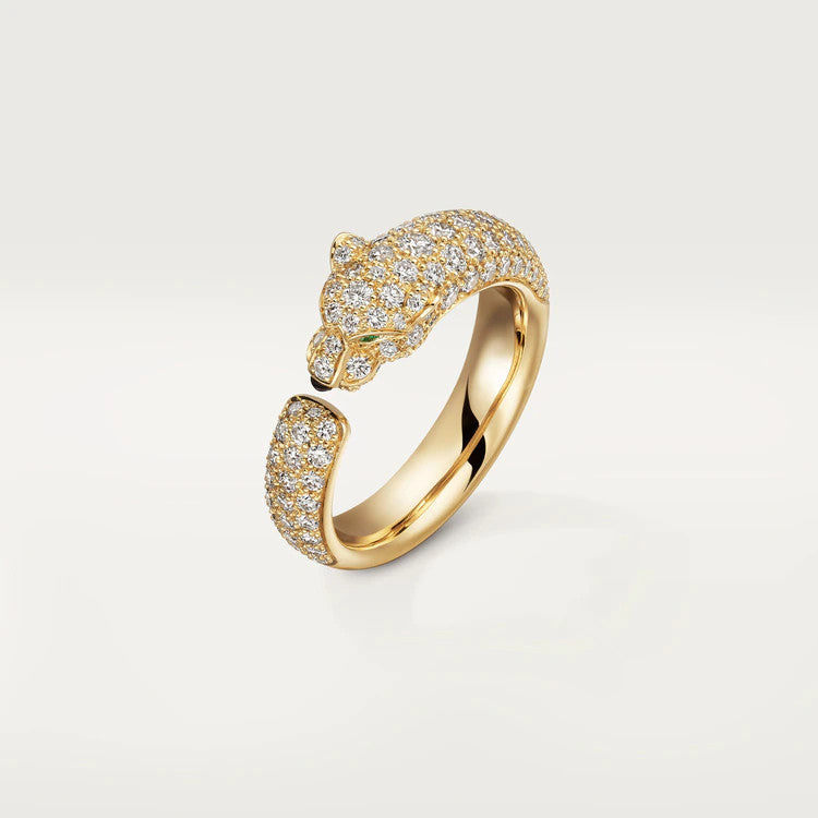 TimiPANTHERE PINK GOLD DIAMOND RING