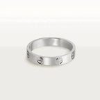 TimiLOVE RING 4MM 1 DIAMOND SILVER