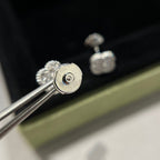 TimiCLOVER MINI DIAMOND STUD EARRINGS